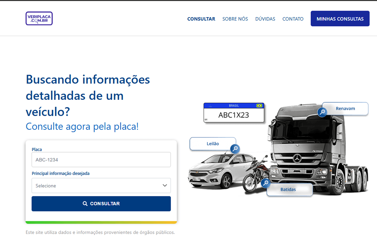 Veriplaca - Consulta veicular pela placa